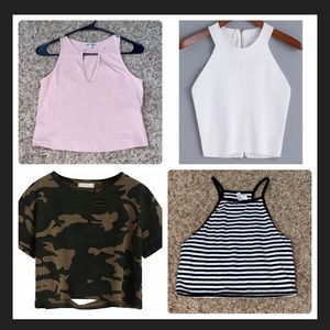 All 4 Crop Tops Bundle